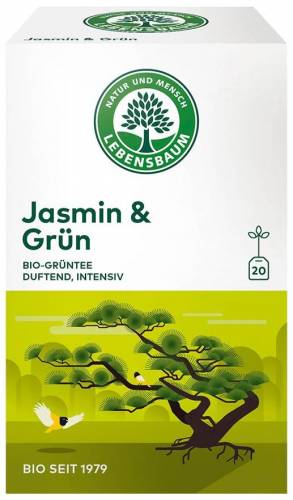 Ceai verde cu iasomie, eco-bio, 20plicuri - LEBENSBAUM