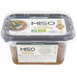 Pasta miso galbena nepasteurizata, eco-bio, 270g - Aromandise