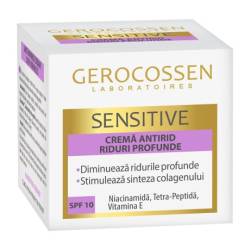 Crema antirid SPF10 Sensitive, 50ml, Gerocossen