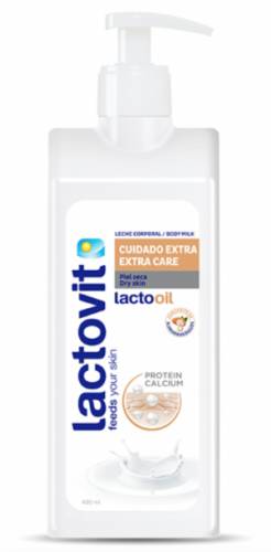 Lapte de corp extra ingrijire piele uscata Lactooil, 400ml - Lactovit