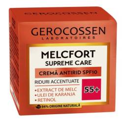Crema antirid riduri accentuate 55+ cu SPF10 Melcfort Supreme Care, 50ml, Gerocossen