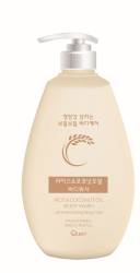 Gel de dus cu orez si ulei de cocos, 500ml, Quret