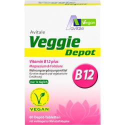 Veggie Depot Vitamin B12+Magnesium+Folsäure Tabl. 60 St