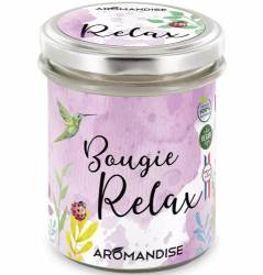 Lumanare parfumata naturala Vegana, Relax 150g - Aromandise