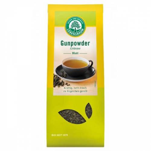 Ceai verde Gunpowder China, eco-bio, 100g - Lebensbaum
