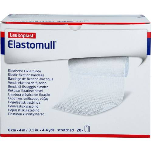 Elastomull 8 cmx4 m elast.Fixierb.2101 20 St