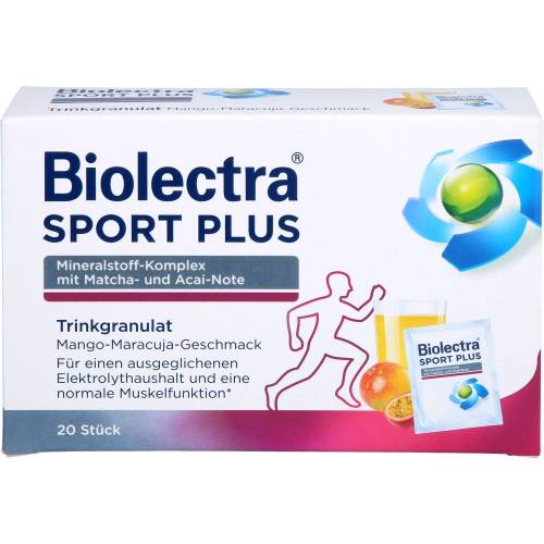 Biolectra Sport Plus Trinkgranulat 20 St