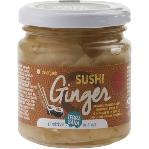 Ghimbir murat pentru sushi, eco-bio, 190 g, Terrasana