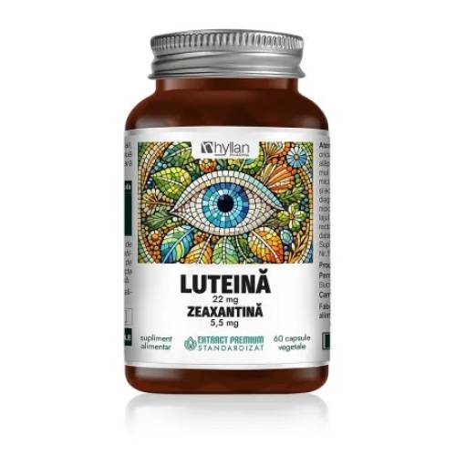 Luteina si Zeaxantina, 60 capsule vegetale, Hyllan Pharma
