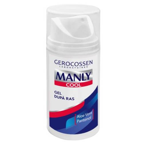 Gel dupa ras Manly Cool, 100ml, Gerocossen