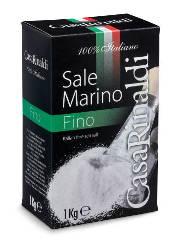 Sare de mare fina pentru gatit, 1kg, Casa Rinaldi