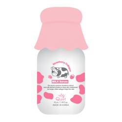 Ser facial cu lapte si colagen & capsuni, 50ml, Quret