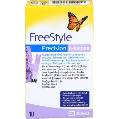 Freestyle Precision ß-Ketone Blutketon Teststreif. 10 St