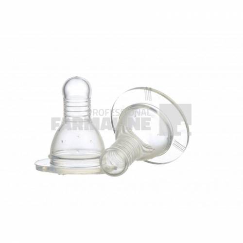 Minut Baby TR 2011006 Tetina silicon 6+ luni 2 bucati