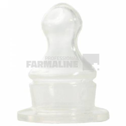 Primii Pasi R0408 Tetina silicon ortodontica curgere medie 2 bucati