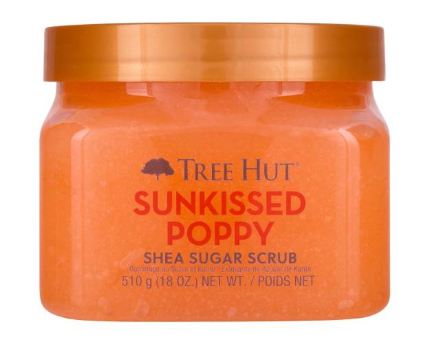 Scrub de corp Sunkissed Poppy Shea Sugar, 510g, Tree Hut