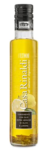 Ulei de masline extravirgin aromatizat cu lamaie 250ml, Casa Rinaldi