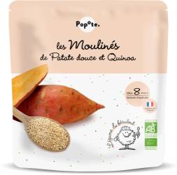 Mancare cu cartofi dulci si quinoa 8 luni+ Bio, 180g, Popote