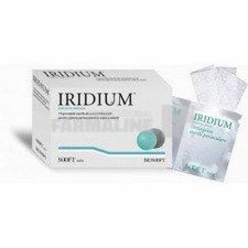 Iridium Servetele sterile pentru igiena oculara 20 de plicuri