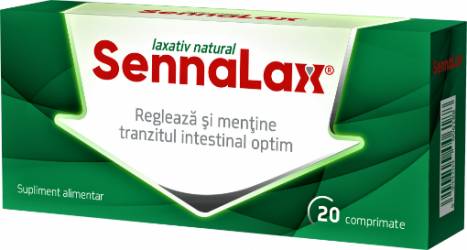 SennaLax - 20 comprimate Biofarm
