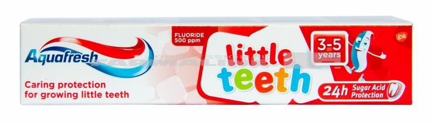 Aquafresh Kids Little Teeth Pasta de dinti 3-5 ani 50 ml