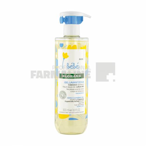 Klorane Bebe Gel spumant cu galbenele 500 ml
