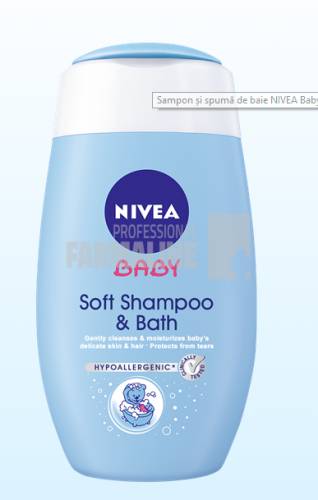 Nivea 80522.91 Baby Sampon si spuma de baie 200 ml