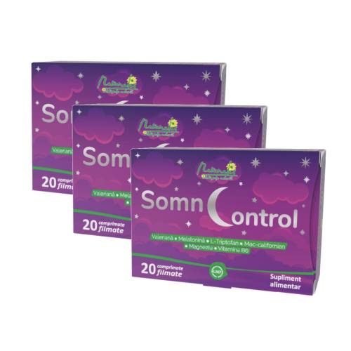 SomnControl, 20 comprimate, Naturalis