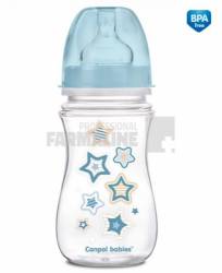 Canpol 35/217 Easy Start Biberon anticolici gat larg 3+ luni 240 ml