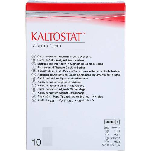 Kaltostat Kompressen 7,5x12 cm 10 St