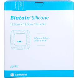 Biatain Silicone Schaumverband 12,5x12,5 cm 10 St