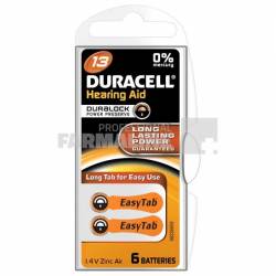 Duracell Hearing Aid Baterii aparat auditiv nr.13 6 bucati