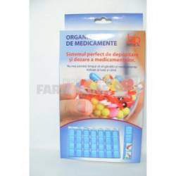 Organizator medicamente saptamanal dimineata/pranz/seara/noapte