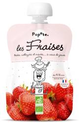 Piure cu capsuni, 4-6 luni Bio, 120g, Popote