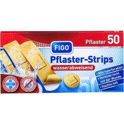 Figo Pflasterstrips wasserabweisend 50 St