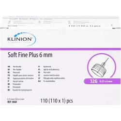Klinion Soft fine plus Pen-Nadeln 0,23x6 mm 32 G 110 St