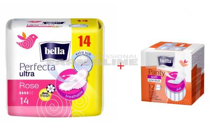 Bella Pachet Perfecta Ultra Rose 14 bucati + Panty Soft Comfort 12 bucati Cadou
