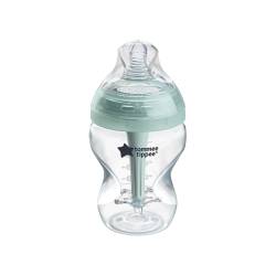 Biberon cu autosterilizare Advanced Anti-colici Natural Start, 0 luni+, 260 ml, Tommee Tippee