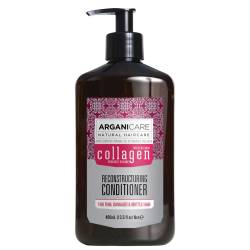 Balsam reparator cu colagen pentru par subtire deteriorat si fragil, 400ml, Arganicare