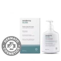 Crema pentru curatarea tenului acneic fara sapun Salises, 250ml, Sesderma