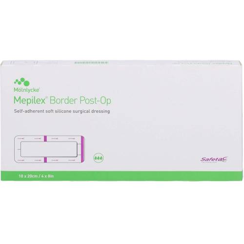 Mepilex Border Post-Op Verband haftend 10x20 cm 5 St