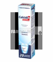 Calcidin + Vitamina D3 + Vitamina K 20 comprimate efervescente