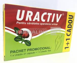 Uractiv 21 capsule + Uractiv Test Cadou