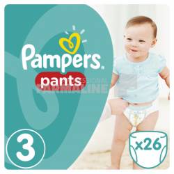 Pampers Pants Scutece nr.3 6-11 kg 26 bucati