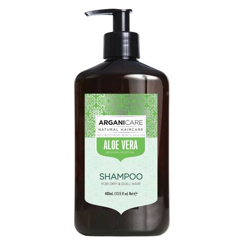 Sampon hidratant cu Aloe Vera pentru radacini grase si varfuri uscate, 400ml, Arganicare