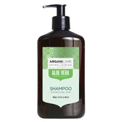 Sampon hidratant cu Aloe Vera pentru radacini grase si varfuri uscate, 400ml, Arganicare