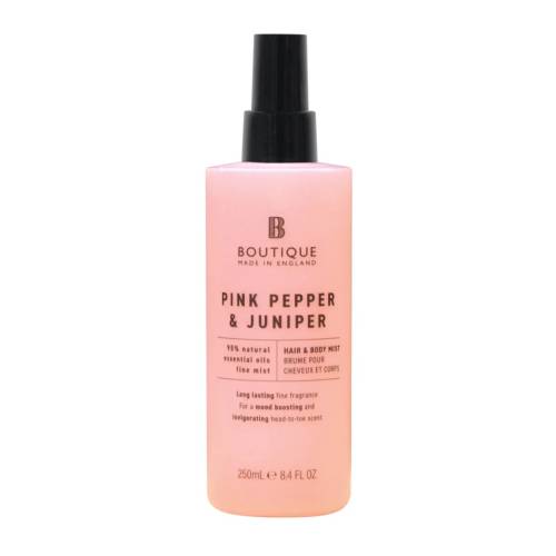 Spray pentru corp si par cu parfum de Piper roz & Ienupar, 250ml, Boutique