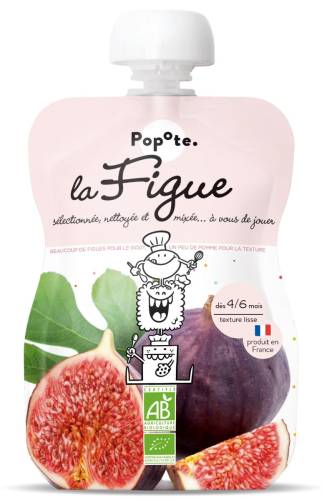 Piure cu smochine 4-6 luni Bio, 120g, Popote