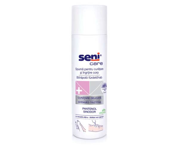 Spuma pentru curatare si ingrijire corp, 500ml, Seni Care