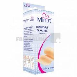 Minut Bandaj elastic cu clema 15 cm x 4.5m